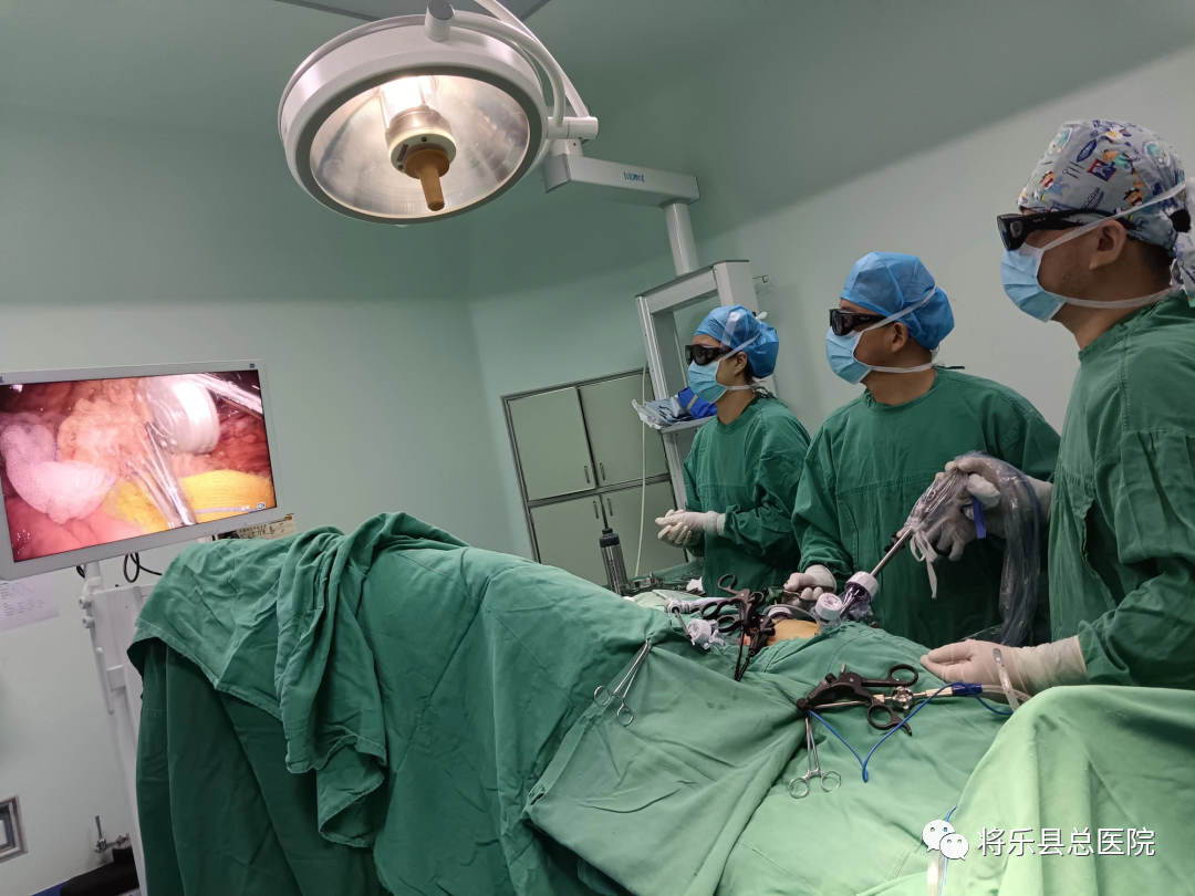 【学科.发展】——新技术！将乐县总医院普外科实施首例腹腔镜乙状结肠NOSES术
